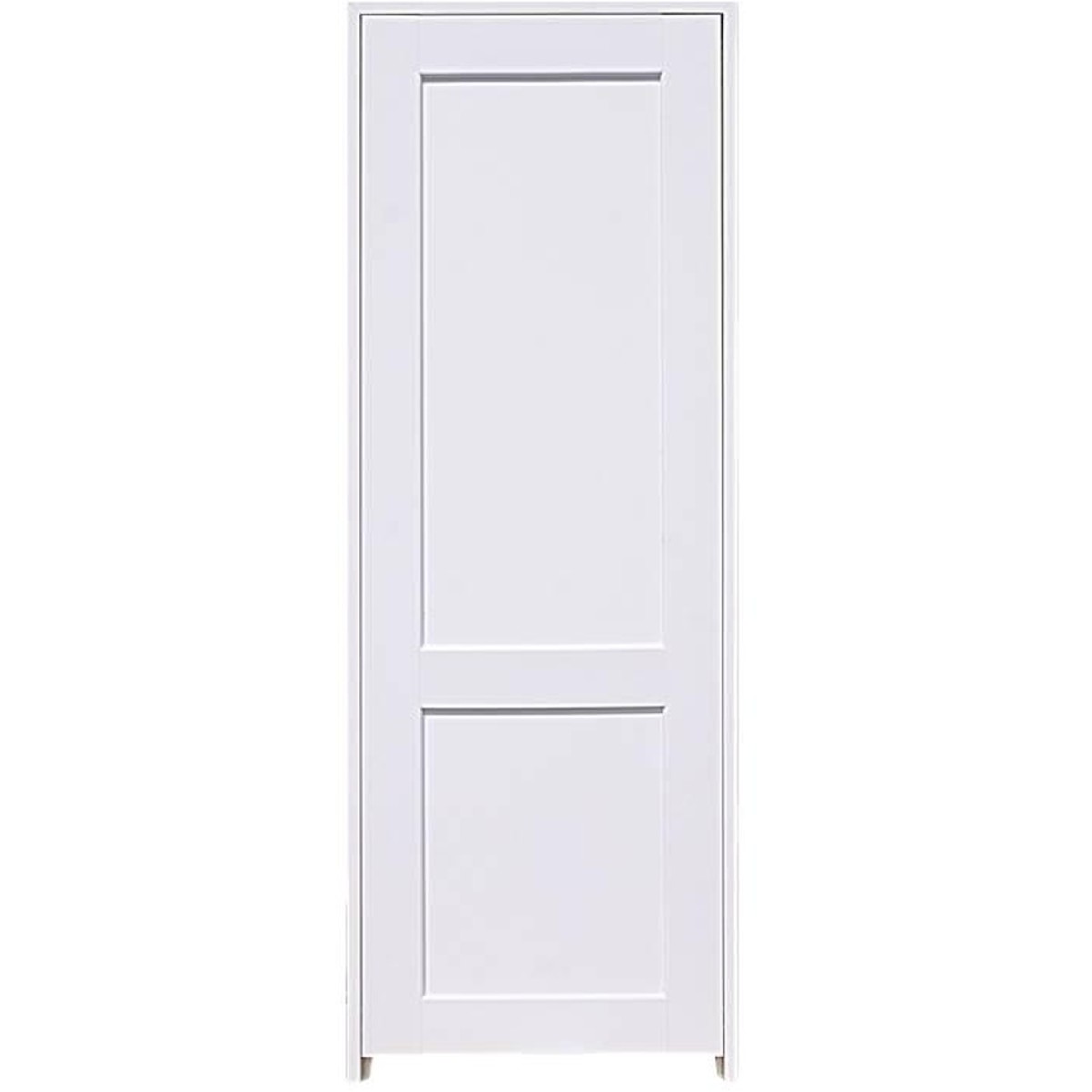 Блок дверной глухой с замком и петлями в комплекте Акваплюс 60x200 см ПВХ