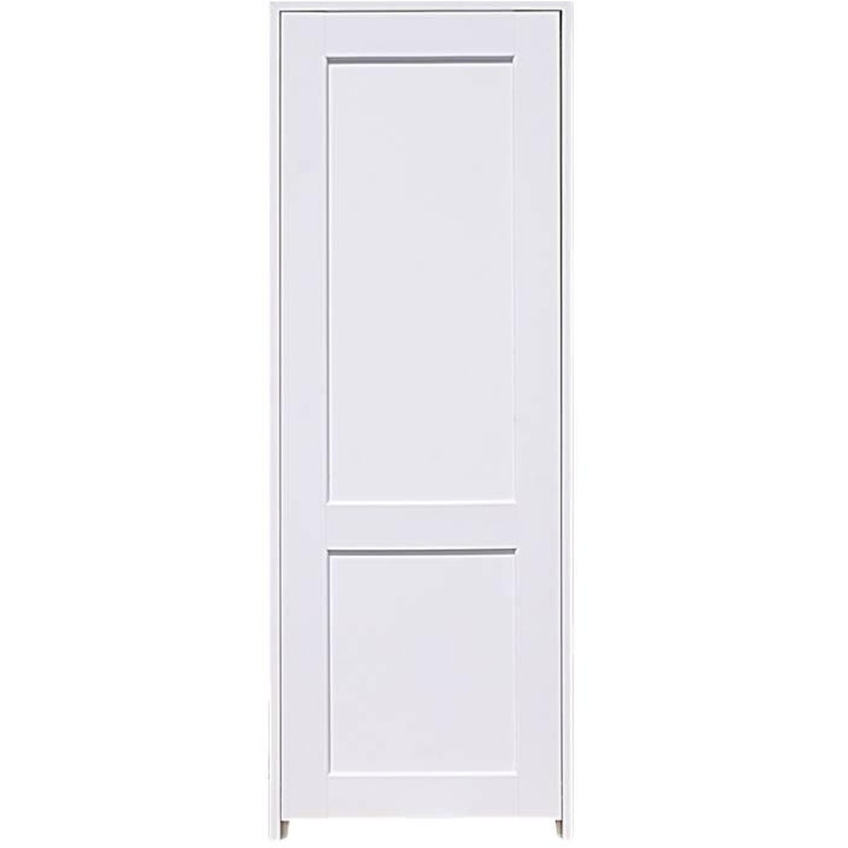 Блок дверной глухой с замком и петлями в комплекте Акваплюс 90x200 см ПВХ