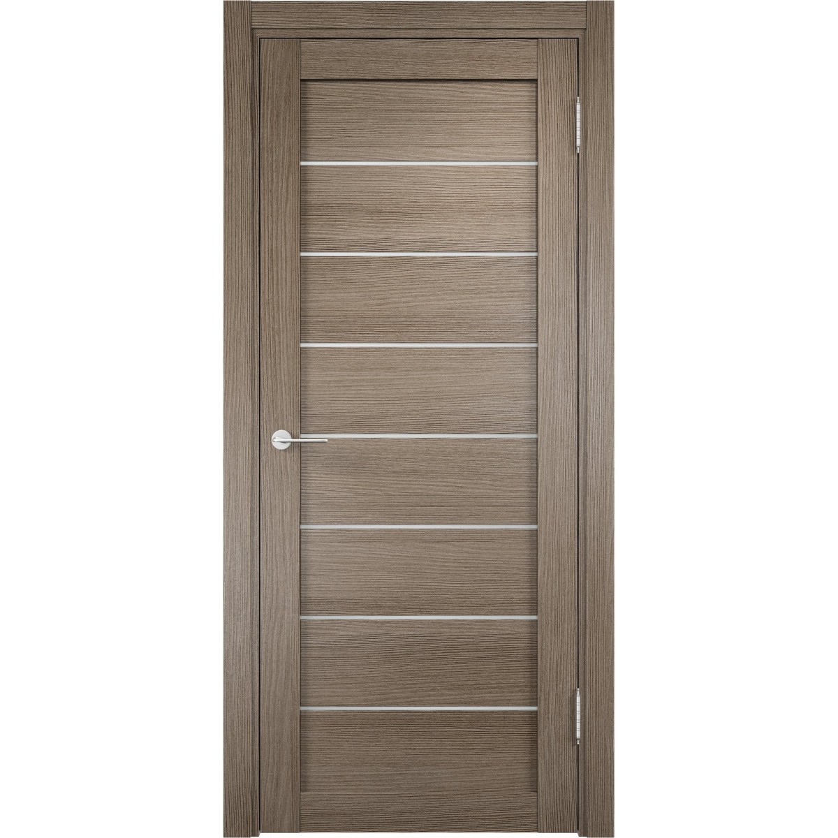 Полотно дверное глухое Мюнхен 90x200 см, ламинация, цвет дымчатый дуб 3D