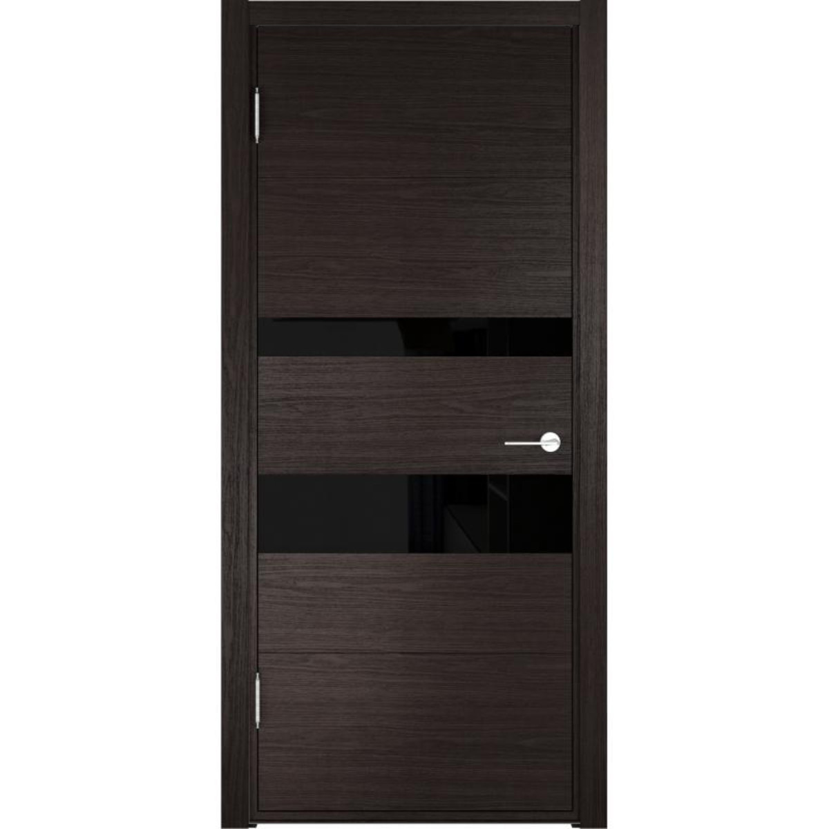 Дверь межкомнатная остеклённая Тоскана 70x200 см цвет дуб шоколадный