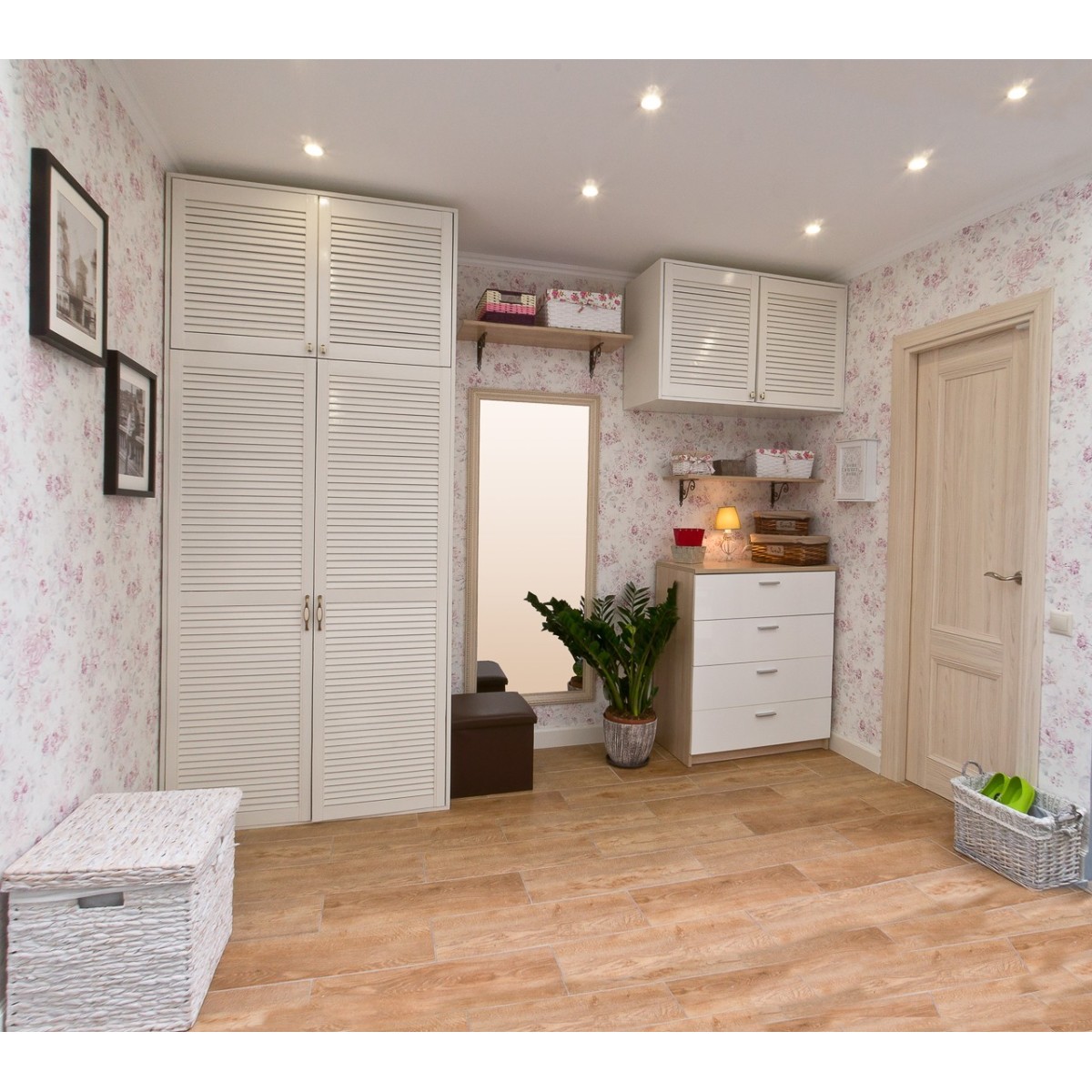 Дверь межкомнатная глухая с замком в комплекте Пино 90x200 см CPL