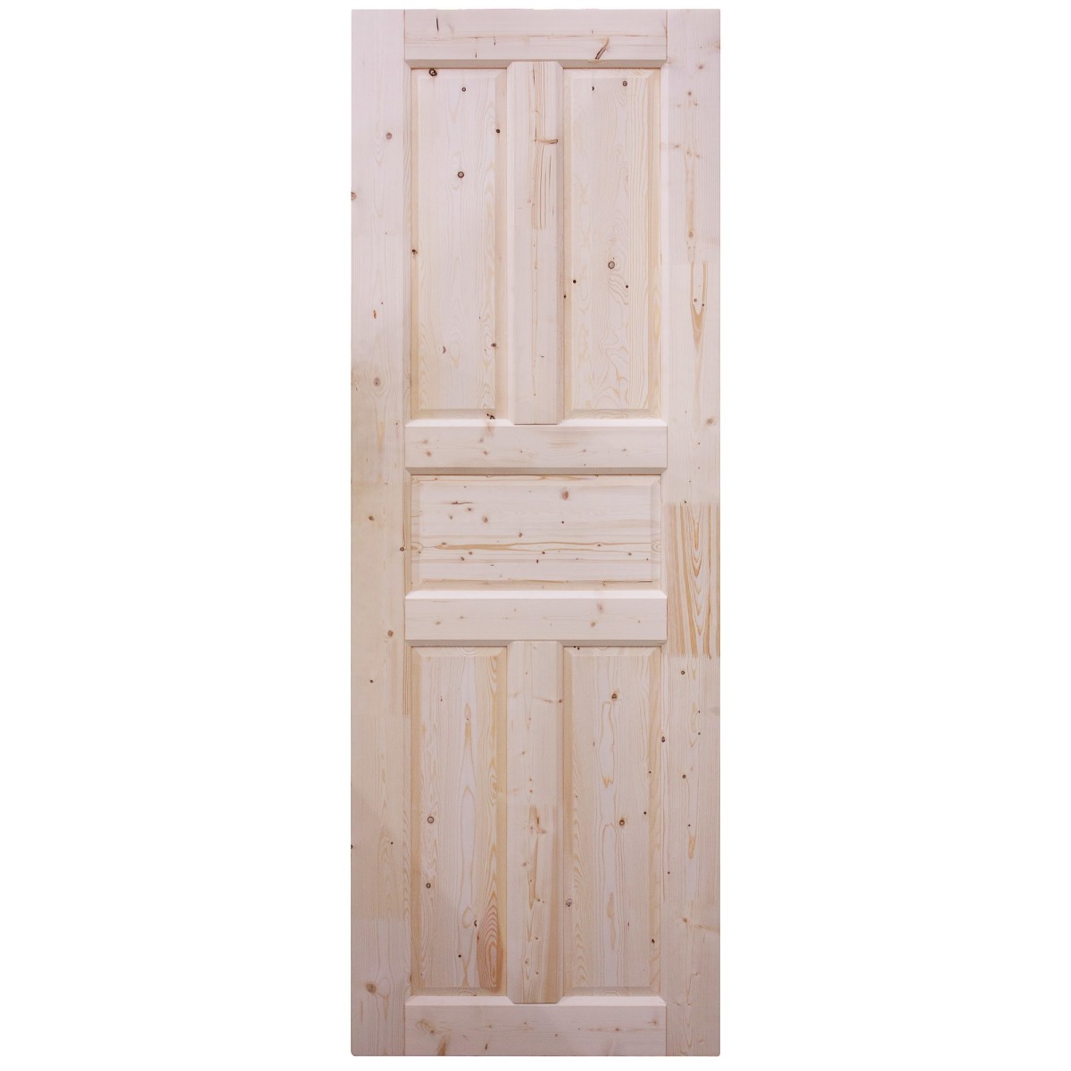 Дверь межкомнатная глухая Кантри 70x200 см, хвоя, цвет натуральный