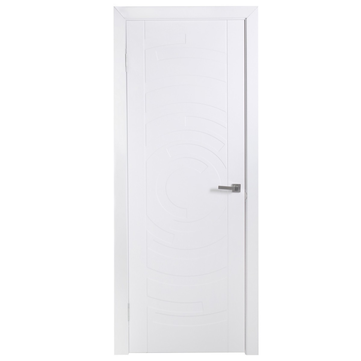 Дверь межкомнатная глухая Галактика 90x200 см цвет белый