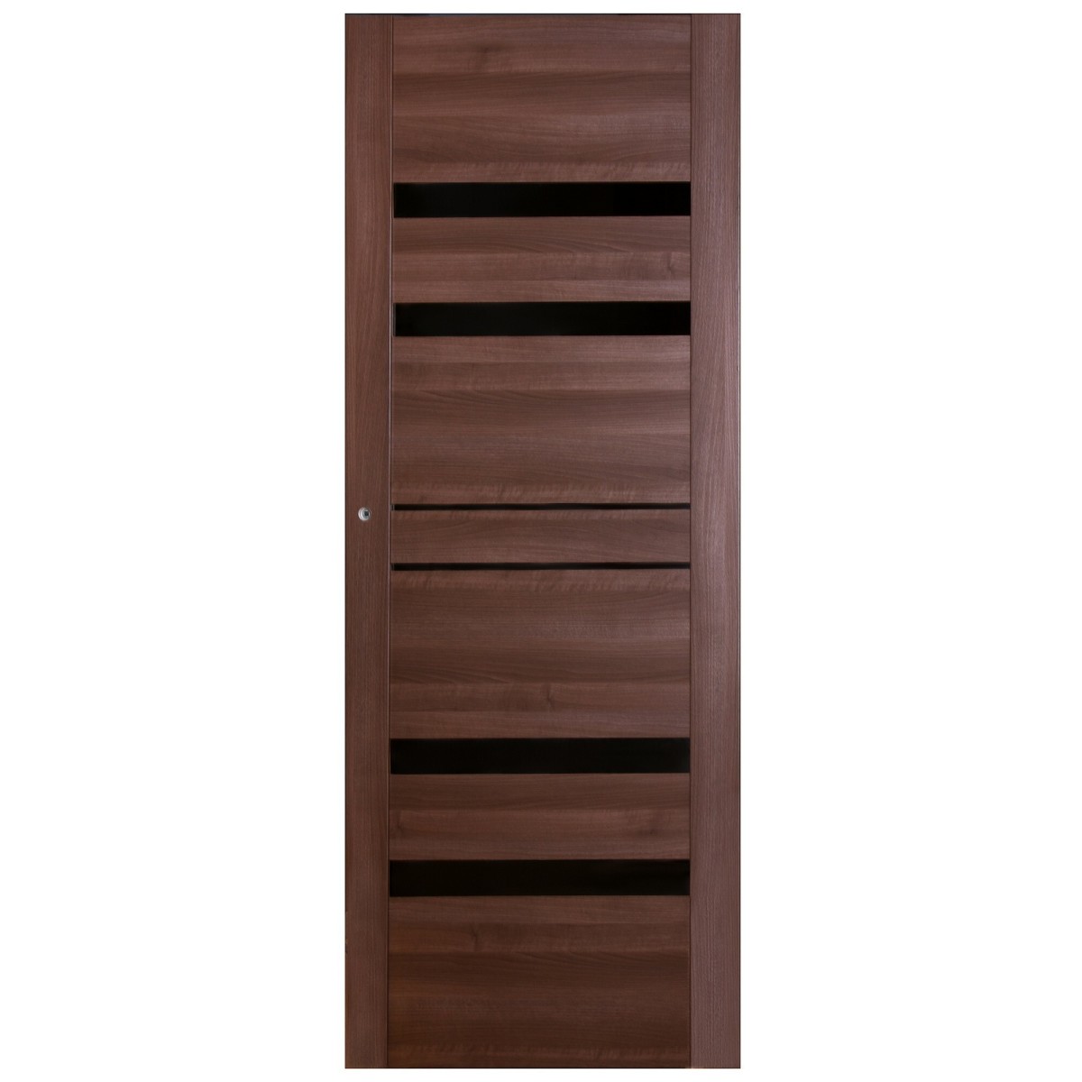 Дверь межкомнатная глухая Artens Велдон 60x200 см цвет мокко с фурнитурой