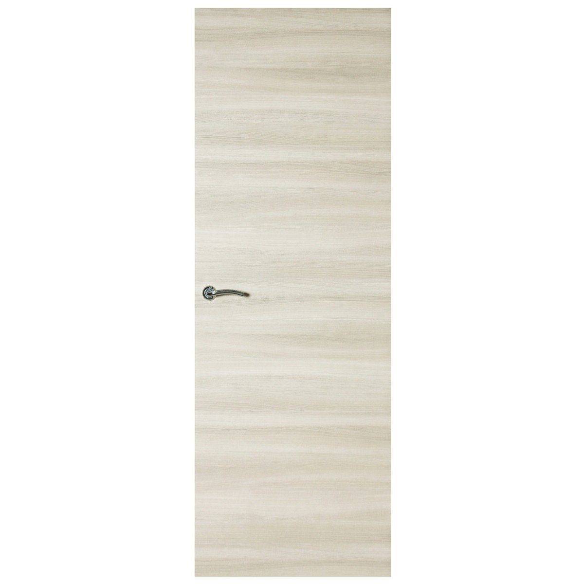 Дверь межкомнатная глухая ламинированная Унико 80x200 см цвет светлый орех