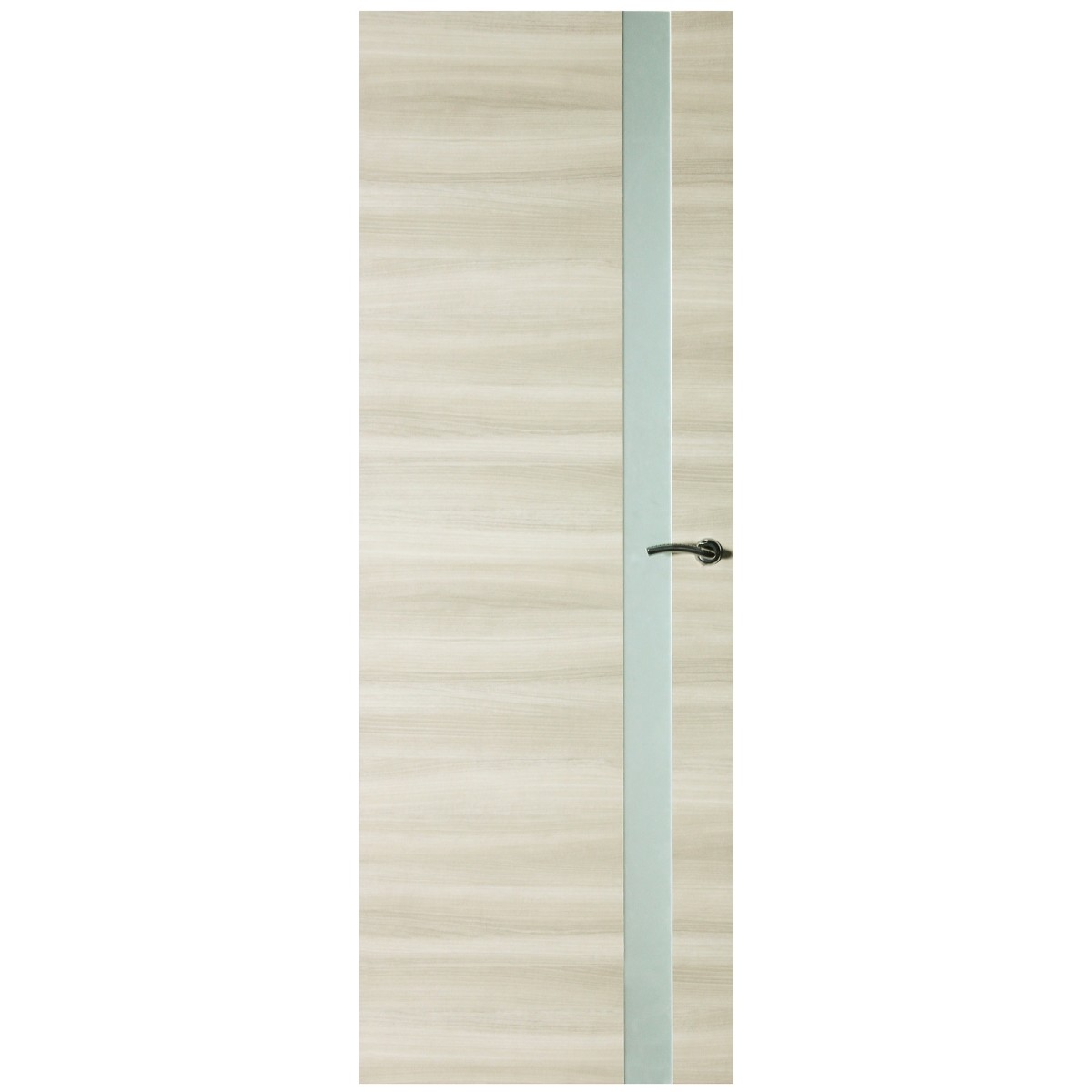 Дверь межкомнатная остеклённая ламинированная Унико 70x200 см цвет светлый орех