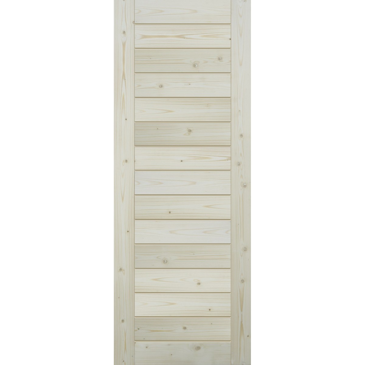 Дверь межкомнатная глухая наборная, 80х200 см, массив сосны