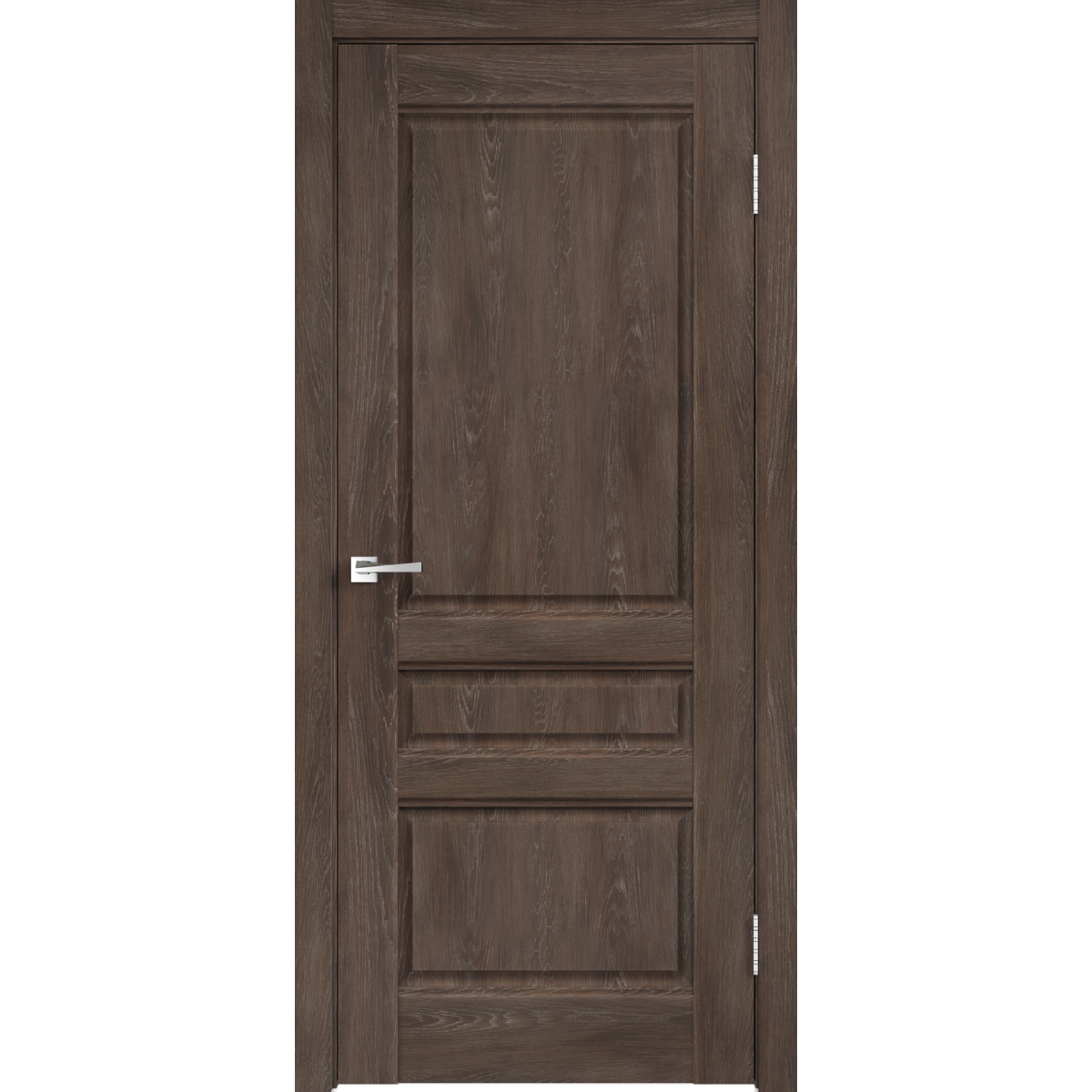 Дверь межкомнатная глухая «Летиция», 60x200 см, ПВХ, цвет дуб корица, с фурнитурой