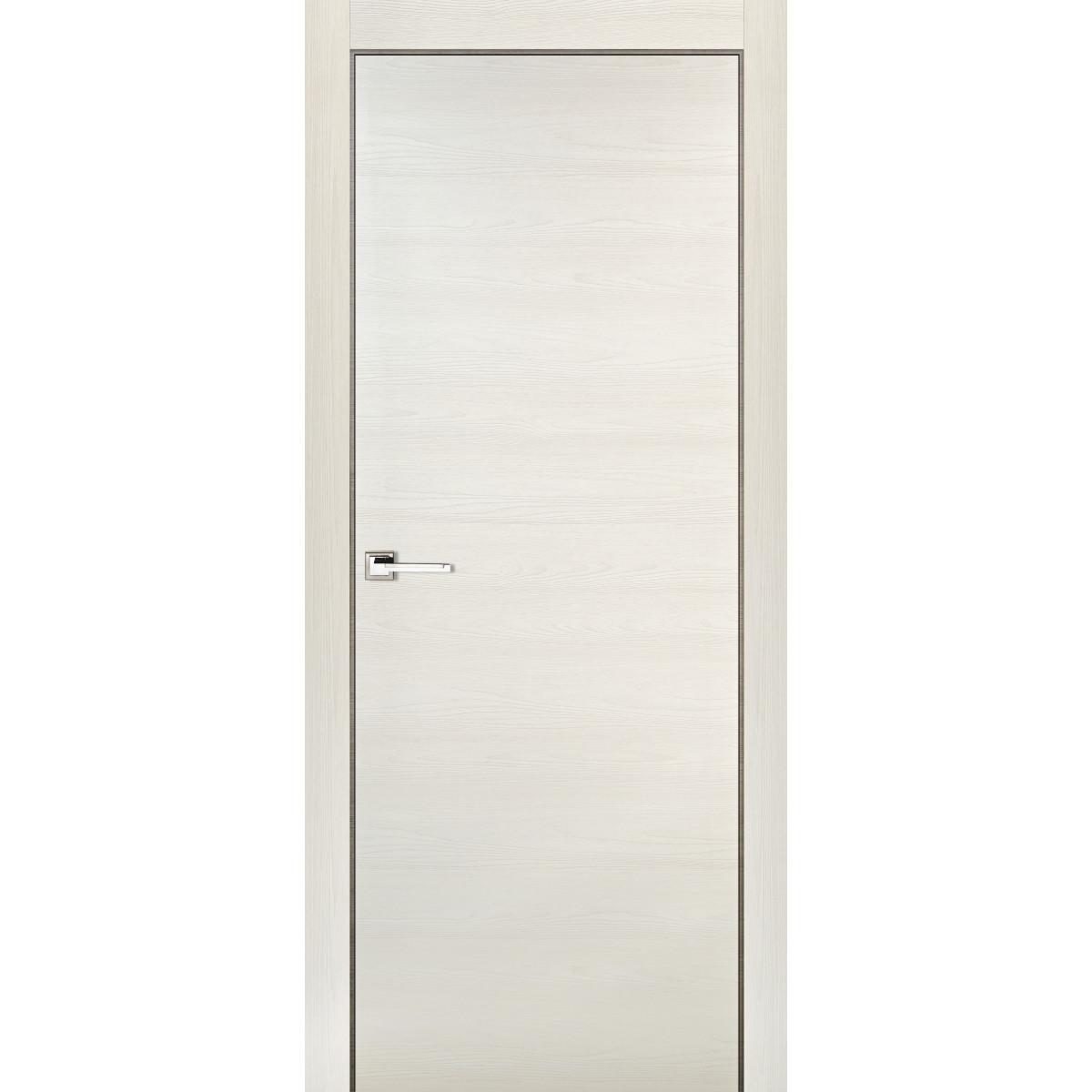 Дверь межкомнатная глухая 80x200 см, ламинация, цвет ясень бежевый