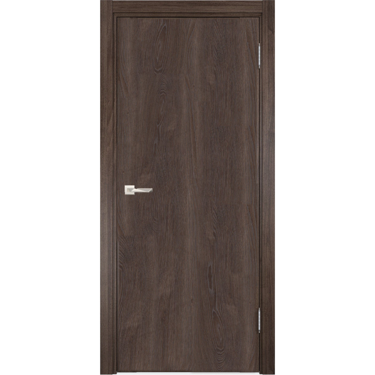 Дверной блок с четвертью с замком и петлями в комплекте  2040х870 мм цвет дуб венге
