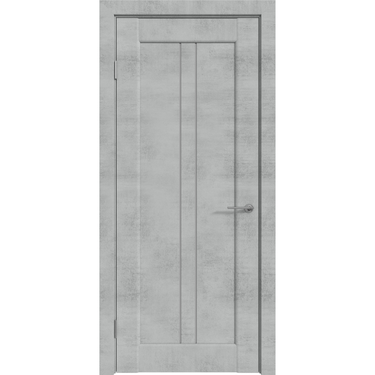 Дверь межкомнатная остекленная с замком и петлями в комплекте Сиэтл 80x200 см ПВХ цвет лофт светлый