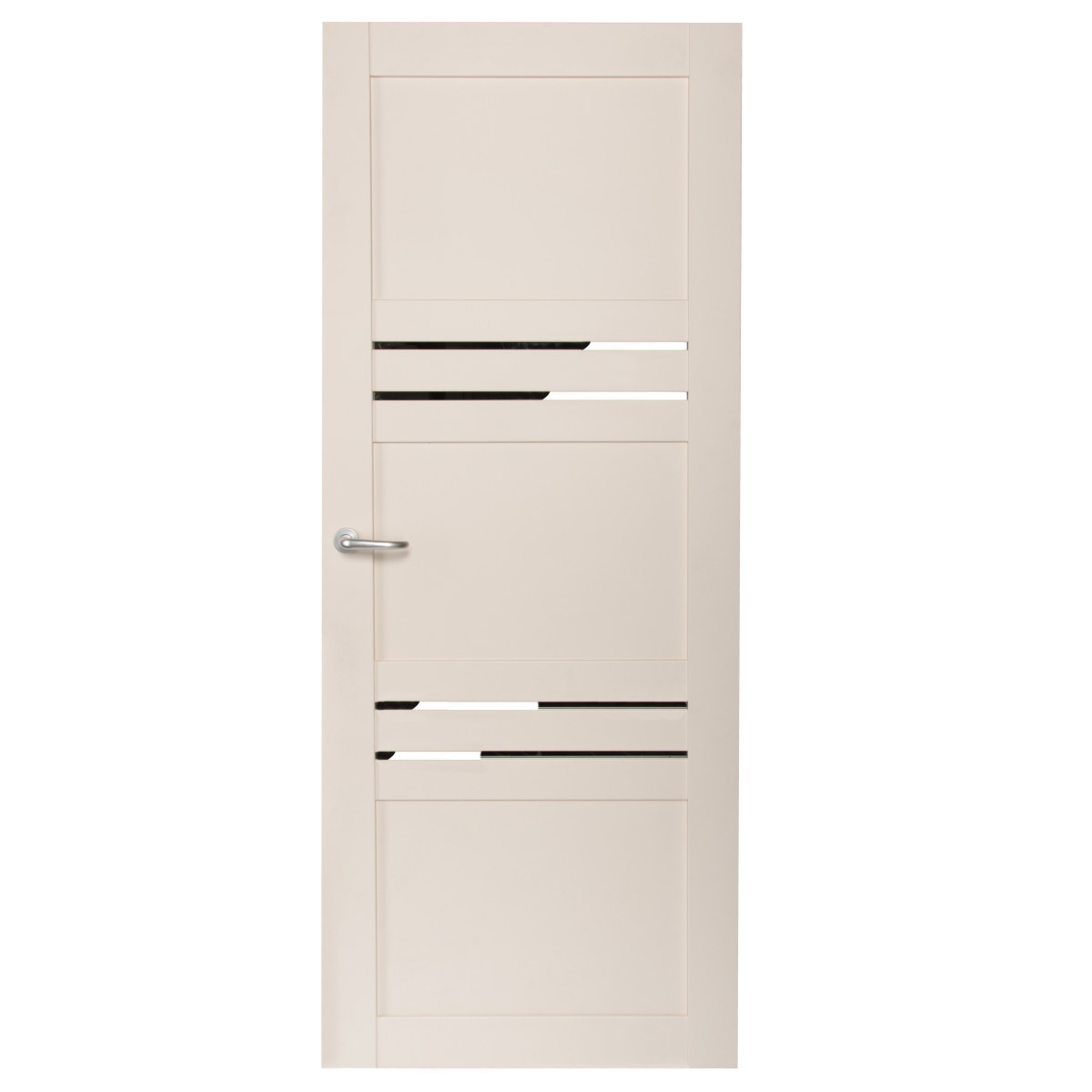 Дверь межкомнатная с фурнитурой Астерия 90х200 см, Hardflex, цвет магнолия