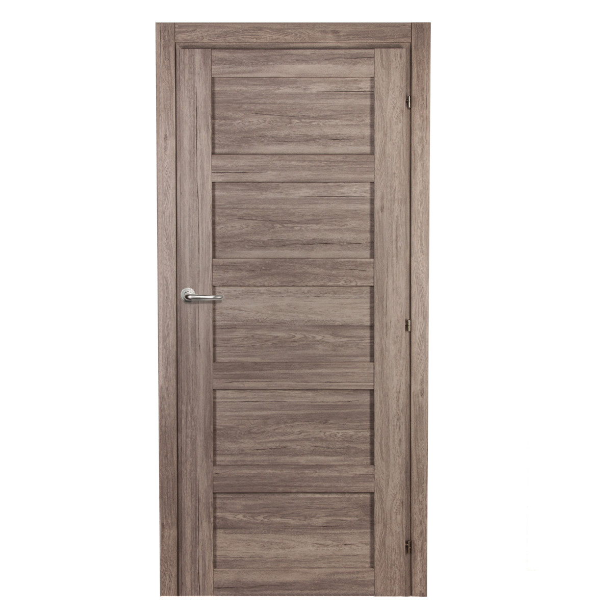 Дверь межкомнатная Прэсто 80х200 см ПВХ цвет дуб санремо светлый  с фурнитурой