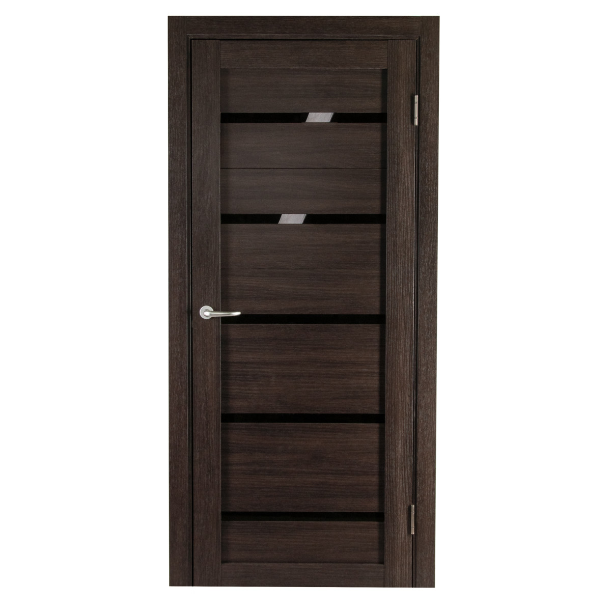 Дверь межкомнатная остеклённая с замком и петлями в комплекте Калипсо 70x200 см, Hardflex, цвет дуб кастелло