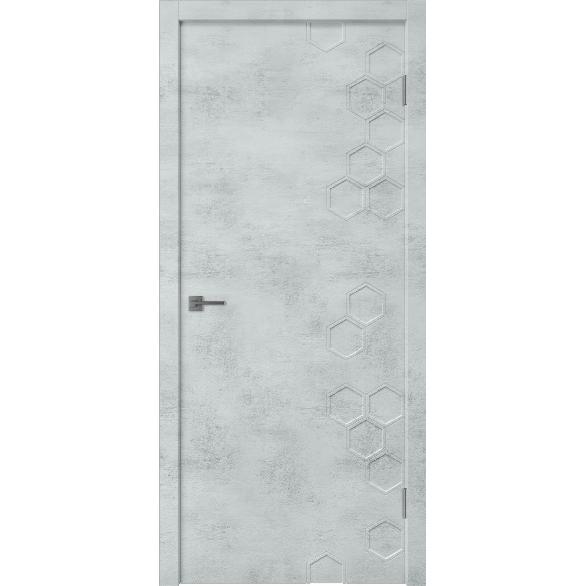 Дверь межкомнатная Сота 60х200 см с фурнитурой, ПВХ, цвет голубой лофт