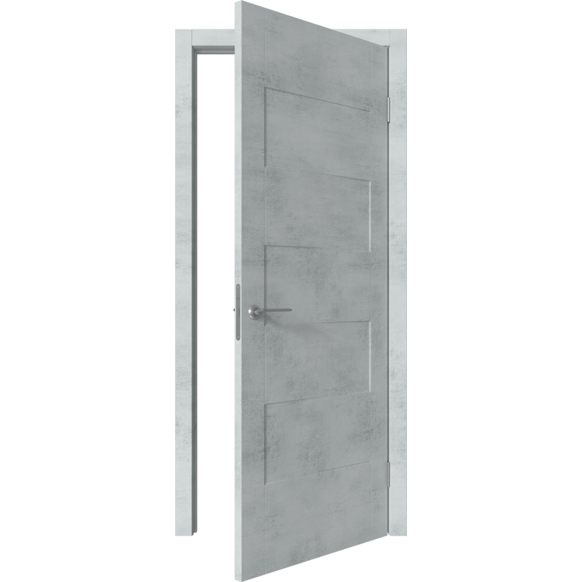 Дверь межкомнатная Фокус 80х200 см с фурнитурой, ПВХ, цвет голубой лофт