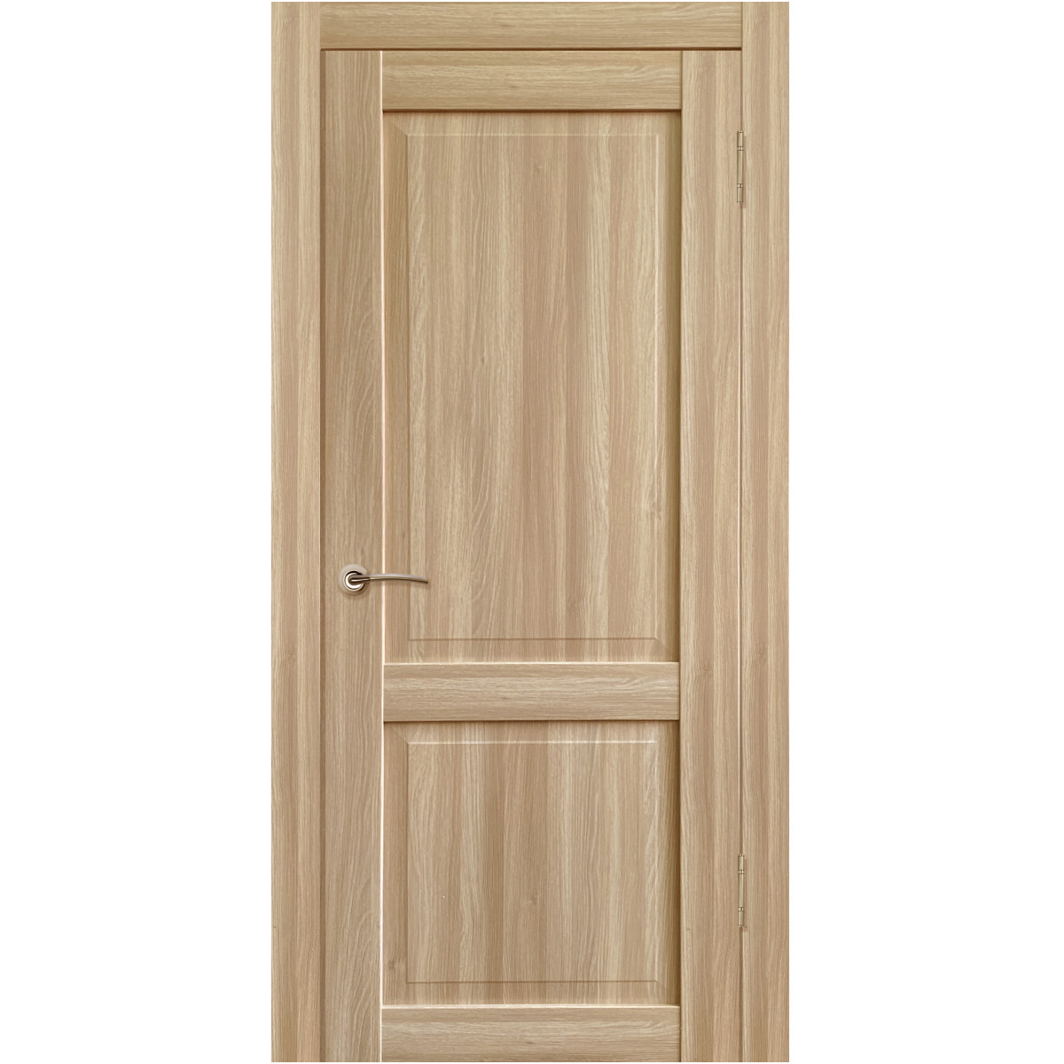 Дверь межкомнатная глухая с замком и петлями в комплекте Медея 60x200 см ПВХ цвет акация евро