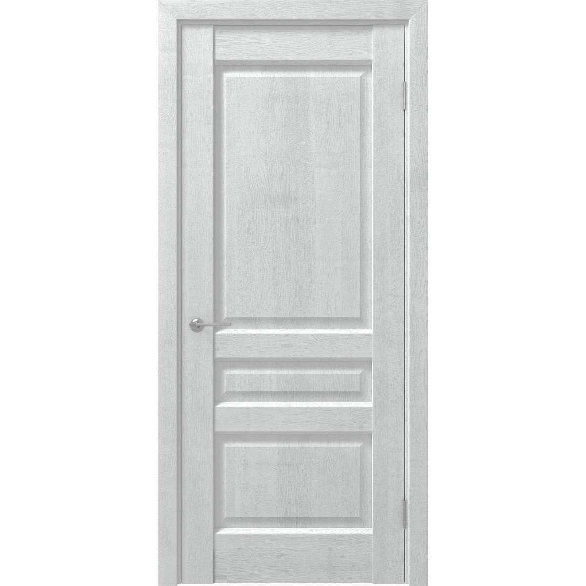 Дверь межкомнатная глухая с замком и петлями в комплекте Artens Магнолия 60x200 см ПВХ цвет айсберг