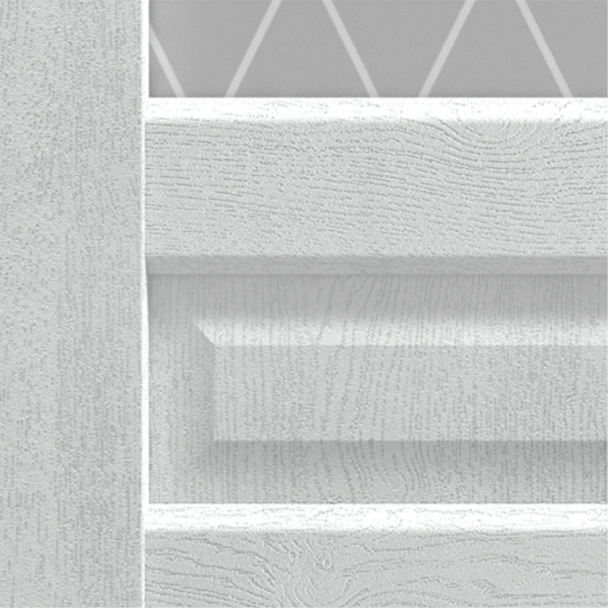 Дверь межкомнатная остеклённая с замком и петлями в комплекте Artens Магнолия 70x200 см ПВХ цвет айсберг